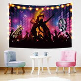Lofaris Glitter Vocal Concert Novelty Family Wall Tapestry